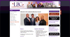 Desktop Screenshot of leadershipbusinesscouncil.com